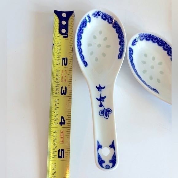 Beautiful porcelain soup spoons - Picture 7 of 9